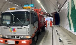 ㅇㅇ고속도로 준공터널 청소