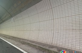 터널 벽면 세척작업